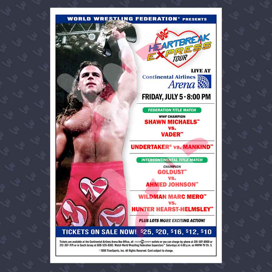 Custom/Personalized Custom Wrestling Event Poster (12x18)
