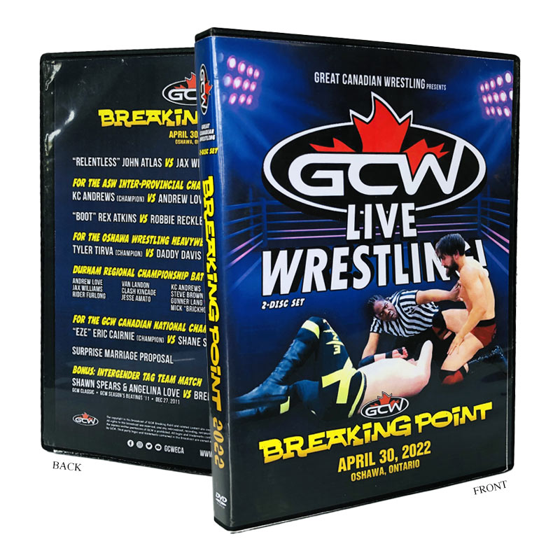 GCW Breaking Point '22 DVD (2-Disc Set) DVD