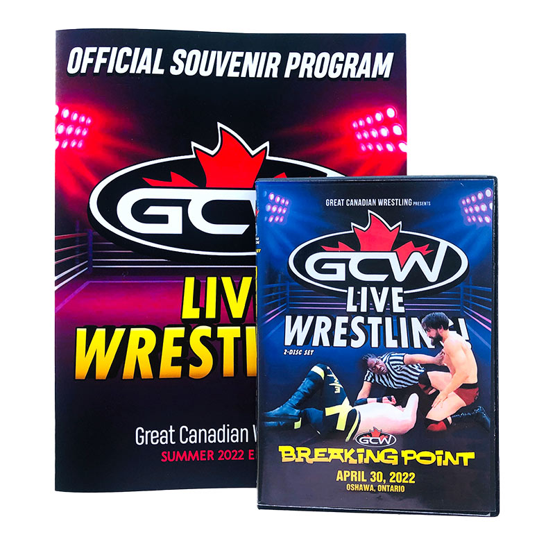 GCW Breaking Point '22 DVD (2-Disc Set) + Program
