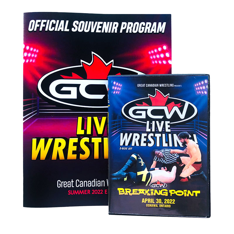 GCW Breaking Point '22 DVD (2-Disc Set) + Program DVD