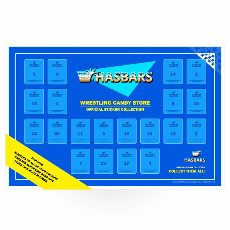 Hasbars Official Sticker Collection Poster
