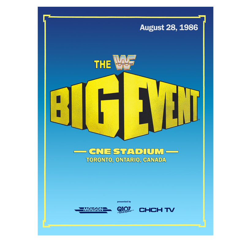 WWF The Big Event (August 1986) Event Program