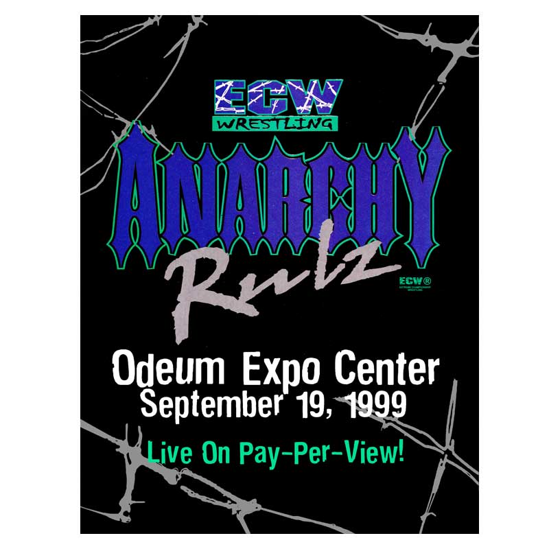 ECW Anarchy Rulz 1999 (Sept. 1999) Event Program
