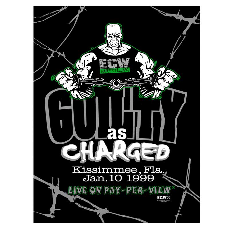 ECW Guilty As Charged (Jan. 1999) Event Program

