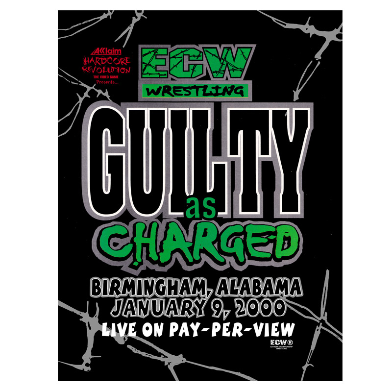 ECW Guilty As Charged 2000 (Jan. 2000) Event Program
