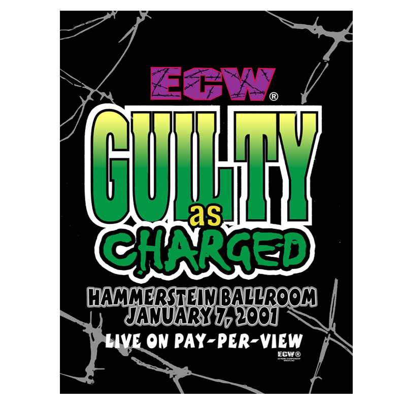 ECW Guilty As Charged 2001 (Jan. 2001) Event Program
