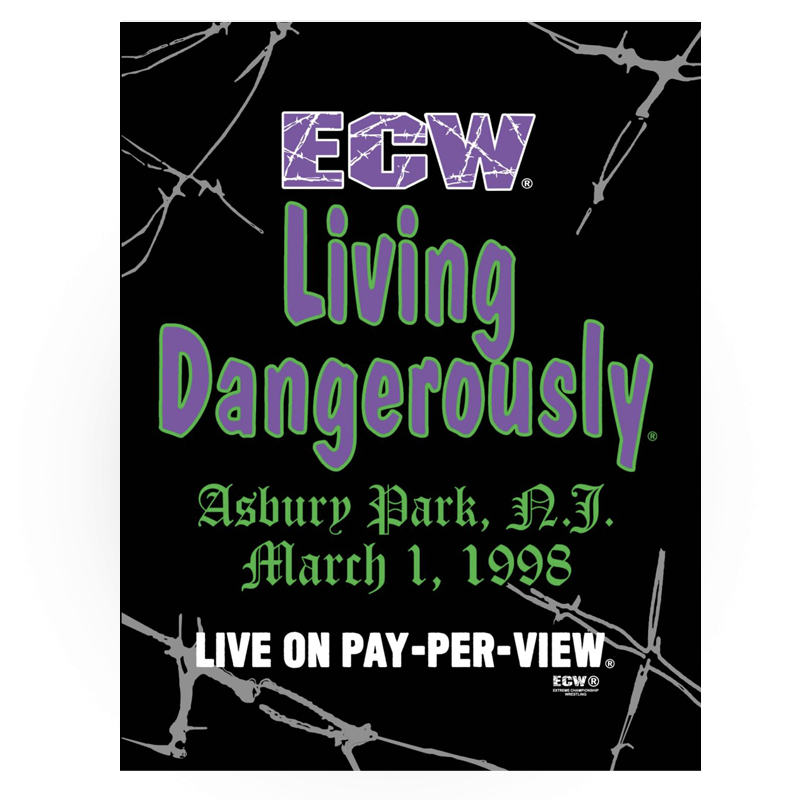 ECW Living Dangerously 1998 (Mar. 1998) Event Program
