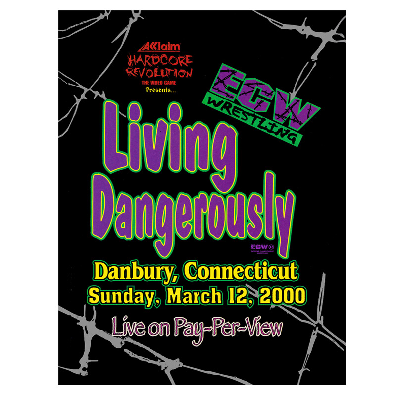 ECW Living Dangerously 2000 (Mar. 2000) Event Program
