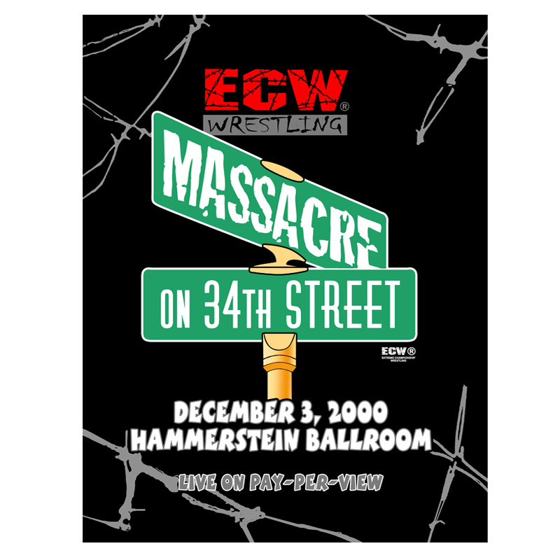 ECW Massacre on 34th Street (Dec. 2000) Event Program
