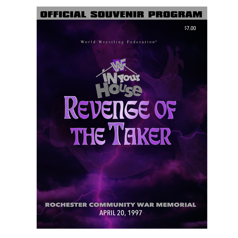 In Your House Revenge of the Taker (Apr. 1997) Event Program
