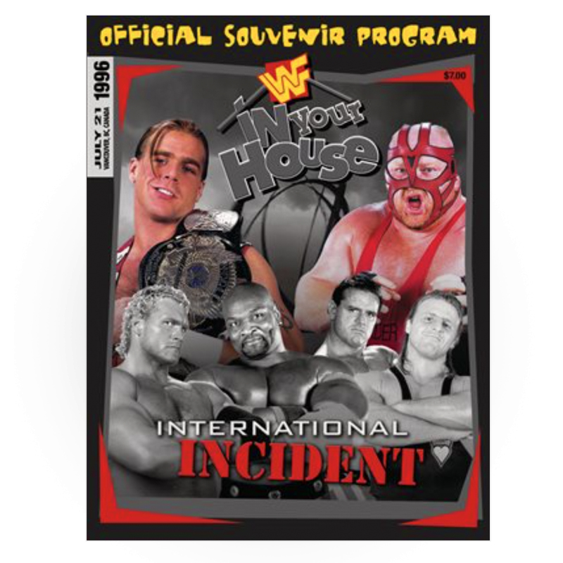 In Your House International Incident (Jul. 1996) Event Program
