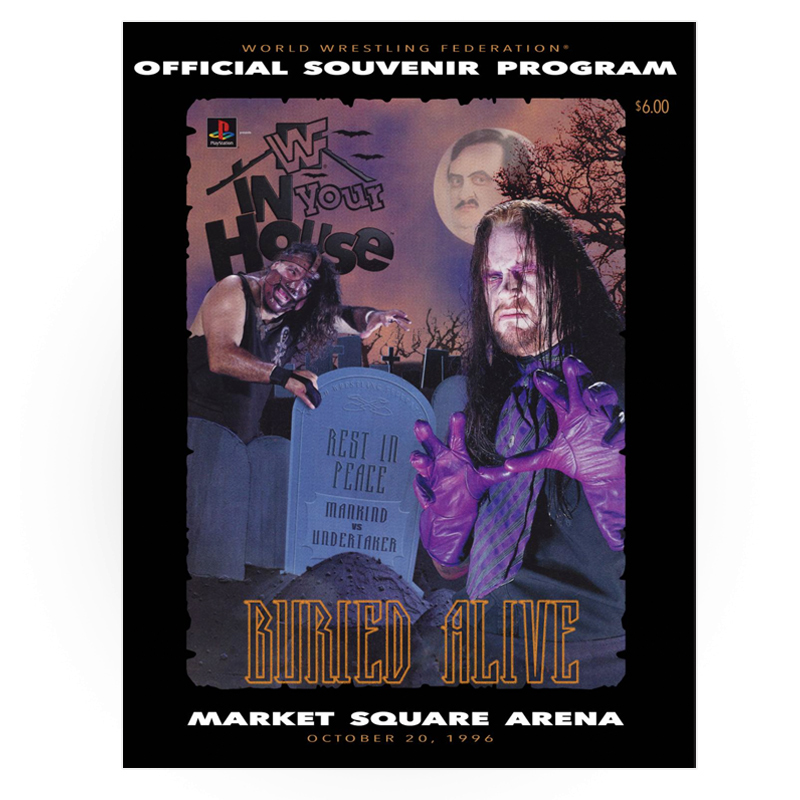 In Your House Buried Alive (Oct. 1996) Event Program
