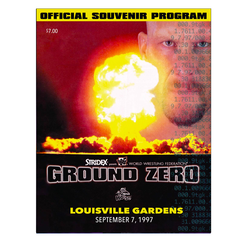 WWF In Your House: Ground Zero (Sept. 1997) Event Program