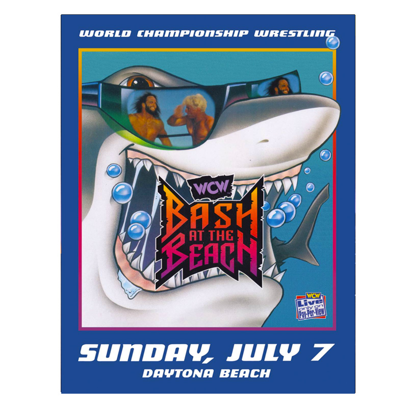 WCW Bash at the Beach 1996 Event Program
